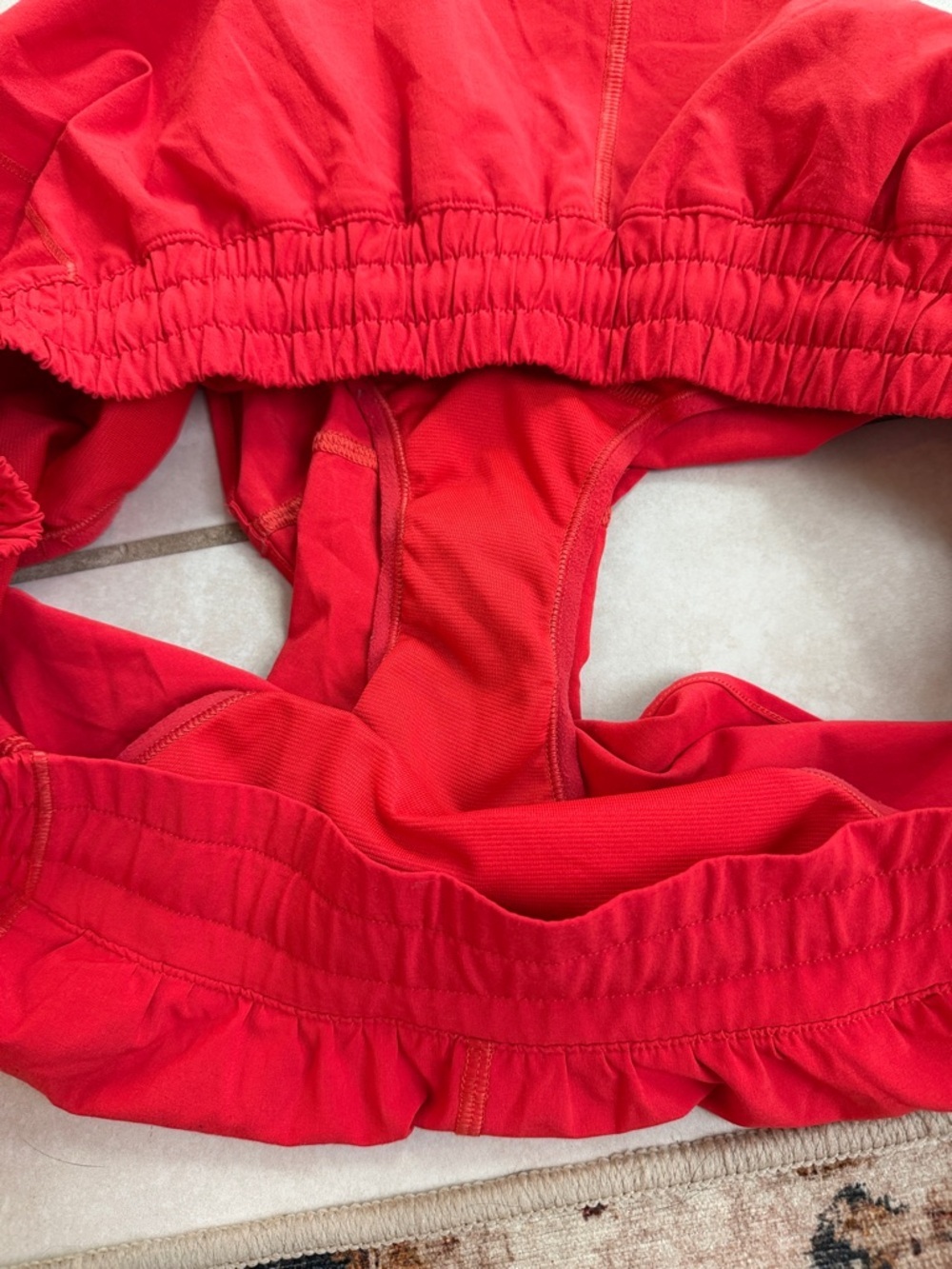 lululemon athletica Red Women's Athletic Shorts - Picture 4 of 4